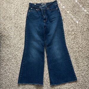 Dark Blue Wide Leg Women's Levi’s Jeans